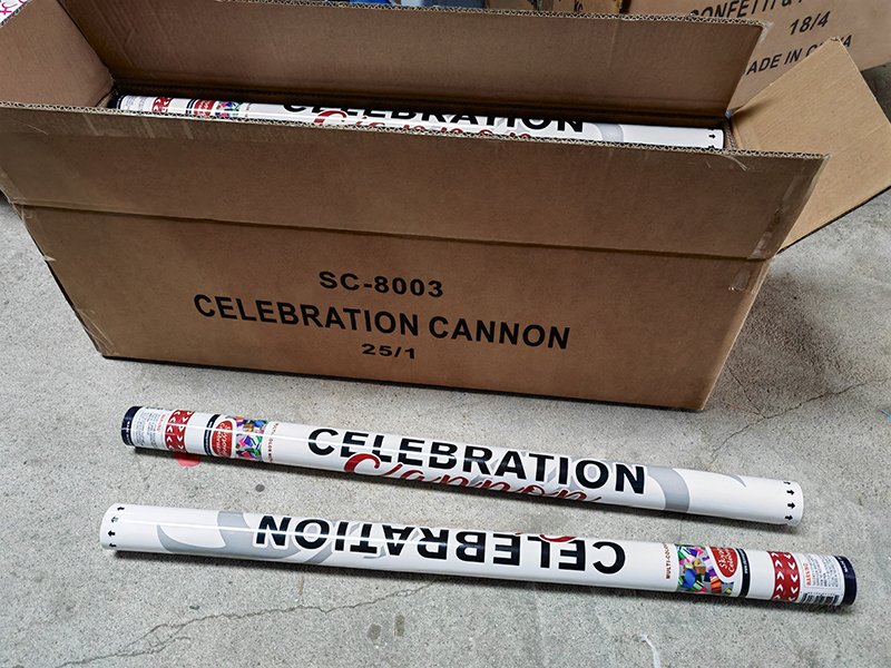 32inch Neon Celebration Cannon Multi-Color Metallic 30Pcs - Image 2