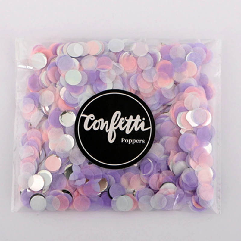 Paper Confetti Mix Color 1kg 1cm - Image 2