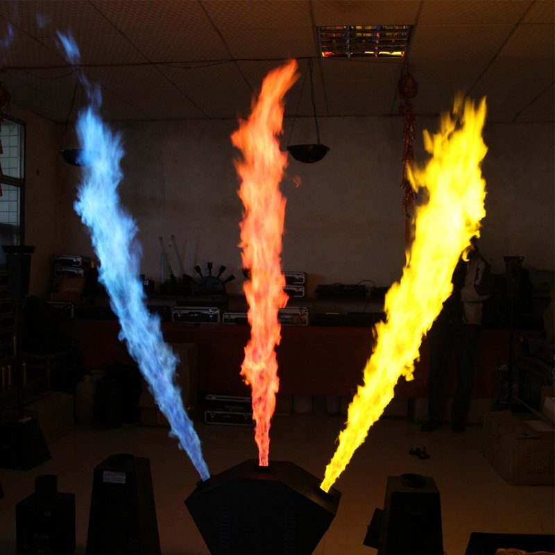 Stage Flame Machines 3 Head Spray Display